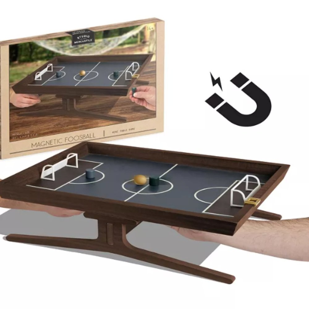 STUDIO MERCANTILE Tabletop Magnetic Foosball Game Set, 4 Pieces